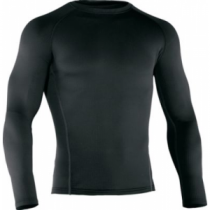 Under Armour Men's Base 2.0 Long-Sleeve Crew - Black (XL)