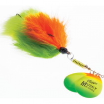 Mepps Double-Blade Musky Marabou - White