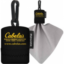 Cabela's Ultra Spudz Lens Cloth - Black