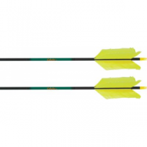 Cabela's Stalker Xtreme Arrows with Flu Flu Feathers - Black