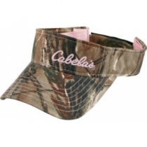 Cabela's Women's Pink Logo Camo Visor - Realtree Ap Hd 'Camouflage' (ONE SIZE FITS MOST)