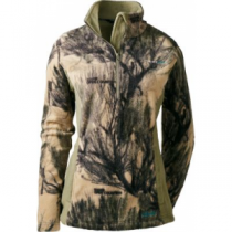 Cabela's OutfitHER Fleece 1/4-Zip Pullover - Secl 3D Open Country (LARGE)