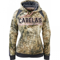 Cabela's Women's ColorPhase Hoodie with 4MOST Adapt - Zonz Woodlands 'Camouflage' (XL)