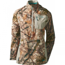 Cabela's Women's OutfitHER Made in the Shade Shirt with 4MOST UPF - Zonz Woodlands 'Camouflage' (LARGE)