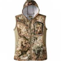 Cabela's Men's Zonz Power Stretch Hooded Vest with Polartec - Zonz Western 'Camouflage' (XL)
