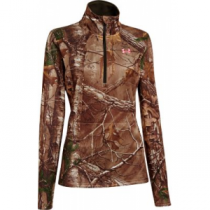Under Armour Women's Camo Performance 1/4-Zip Pullover - Realtree Xtra 'Camouflage' (XL)