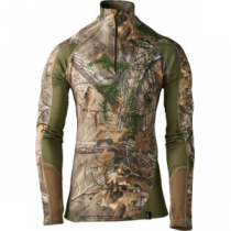 Cabela's Instinct Men's Reliant Whitetail Thermal Zone Base-Layer Top with Polartec Power Dry - Realtree Xtra 'Camouflage' (LARGE)
