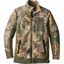 Cabela's Instinct Men's Reliant Whitetail Thermal Zone Fleece Jacket with Polartec - Zonz Woodlands 'Camouflage' (XL)