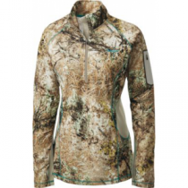 Cabela's OutfitHER Lewiston 1/4-Zip Pullover - Zonz Western 'Camouflage' (XL)