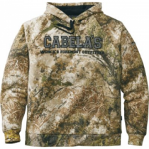 Cabela's Men's ColorPhase Hunt Hoodie with 4MOST Adapt - Zonz Woodlands 'Camouflage' (SMALL)