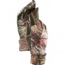 Under Armour Women's Scent Control Gloves - Realtree Xtra 'Camouflage' (SMALL)