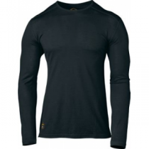 Cabela's + Icebreaker Men's Merino Long-Sleeve Crew - Black (XL)