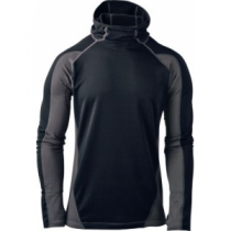 Cabela's Men's E.C.W.C.S. Polar Weight Hoodie with Polartec Power Dry Tall - Black (LARGE)