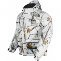 FXR Racing Men's Hardwear Jacket - Snow Camo 'Beige' (MEDIUM)