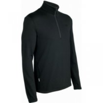 Icebreaker Men's Original Long-Sleeve 1/2-Zip - Black (2XL)