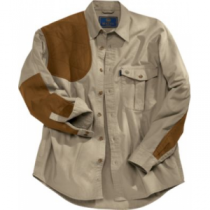 Beretta Men's Upland Canvas Overlay Shirt - Tan/Brown (MEDIUM)