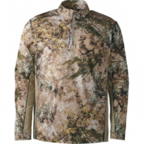 Cabela's Men's Camo Granite Range Active 1/4-Zip Shirt with Dri-release - Zonz Woodlands 'Camouflage' (MEDIUM)