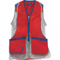 Beretta Women's DT11 Shooting Vest - Red/Silver (MEDIUM)