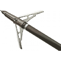 RAGE Two-Blade SlipCam Broadheads with Shock Collars - Stainless