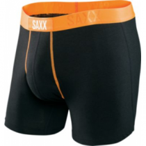 Saxx Men's Fiesta Boxer Briefs - Orange (MEDIUM)