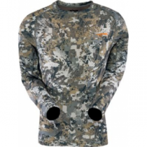Sitka Men's Core Lightweight Camo Long-Sleeve Crew - Optifade Elevated (LARGE)