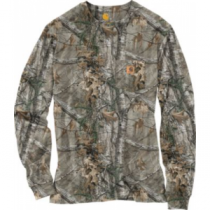 Carhartt Men's WorkCamo Long-Sleeve Tee Shirt Regular - Realtree Xtra 'Camouflage' (LARGE)