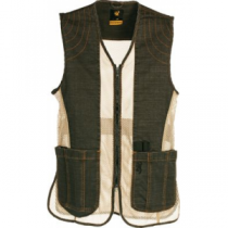 Browning Men's Rhett Shooting Vest - Charcoal/Tan (LARGE)