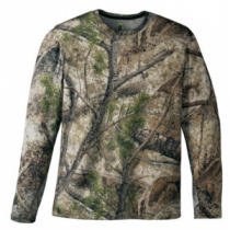 Cabela's Instinct Men's Merino Long-Sleeve Tee Shirt - Zonz Backcountry 'Camouflage' (XL)