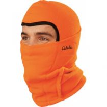 Cabela's Men's Fleece Ninja Hood - Blaze Orange (ONE SIZE FITS MOST)