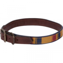 Pendleton Yellowstone Leather Dog Collar - Natural (X-LARGE)