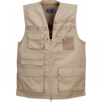 Propper Men's Tactical Canvas Vest - Khaki (SMALL)