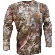 King's Camo Men's Hunter Series Long-Sleeve Performance Tee Shirt - Mountain Shadow (XL)