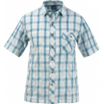 Propper Men's Covert Button-Up Shirt - Mallard Plaid (MEDIUM)