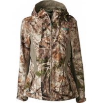 Cabela's OutfitHER Women's Rain Suede Jacket with 4MOST DRY-Plus - Zonz Woodlands 'Camouflage' (MEDIUM)