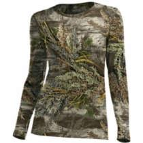 Icebreaker Women's IKA Long-Sleeve Crew Top - Realtree Max-1 Hd (LARGE)