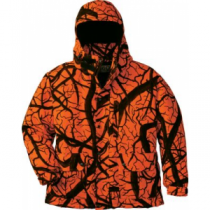 Herter's Men's Waterproof Insulated Blaze Parka - Blaze Horizon 'Dark Orange/Black' (MEDIUM)