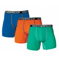Weatherproof Men's Cool Last Multi-Color Boxer Brief Three-Pack - Multi Color (MEDIUM)