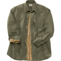 BERETTA Men's Rugged Nailhead Flannel Shirt - Green (MEDIUM)