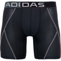 adidas Men's climacool Mesh Boxer Brief - Black/Light Onix (SMALL)