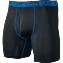 Weatherproof Men's Cool Last Boxer Brief - Black/Blue (LARGE)