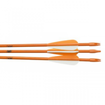 OMP Youth Fiberglass Arrow Three-Pack - White