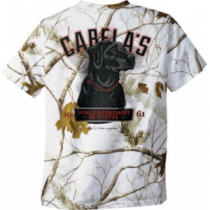 Cabela's Men's Short Sleeve Champ Tee-Shirt - Realtree Ap Snow (MEDIUM)