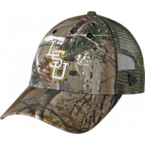 New Era Men's 9Forty Louisiana State University Tigers Camo Cap - Realtree Xtra 'Camouflage' (ONE SIZE FITS MOST)