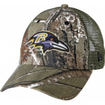 New Era Men's 9Forty Baltimore Ravens Camo Cap - Realtree Xtra 'Camouflage' (ONE SIZE FITS MOST)