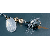 Mepps Silver-Bladed Spin Flies - White