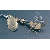 Mepps Gold-Bladed Spin Flies - White
