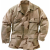 Tru-Spec Military Spec Men's Rip Stop BDU Shirt/Jacket Regular - 3-Color Desert (SMALL)