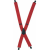 Cabela's Heavy-Duty Deluxe Suspenders - Red (One Size)