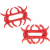 PSE Vibracheck Limb Bands Bow Dampener - Red