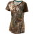 Cabela's Women's OutfitHER Active V-Neck Shirt - Realtree Xtra 'Camouflage' (XL)